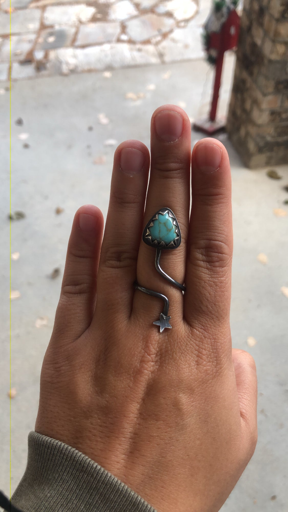 Authentic Star/Turquoise ring