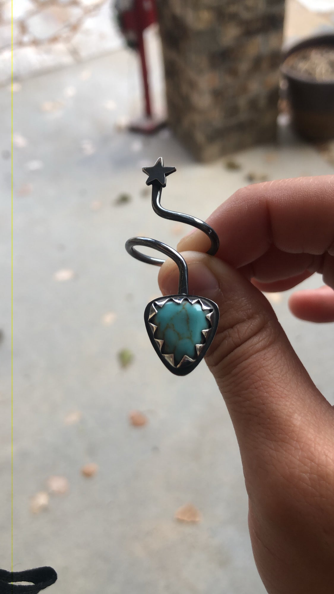 Authentic Star/Turquoise ring