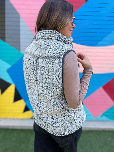 Oatmeal Sherpa Vest