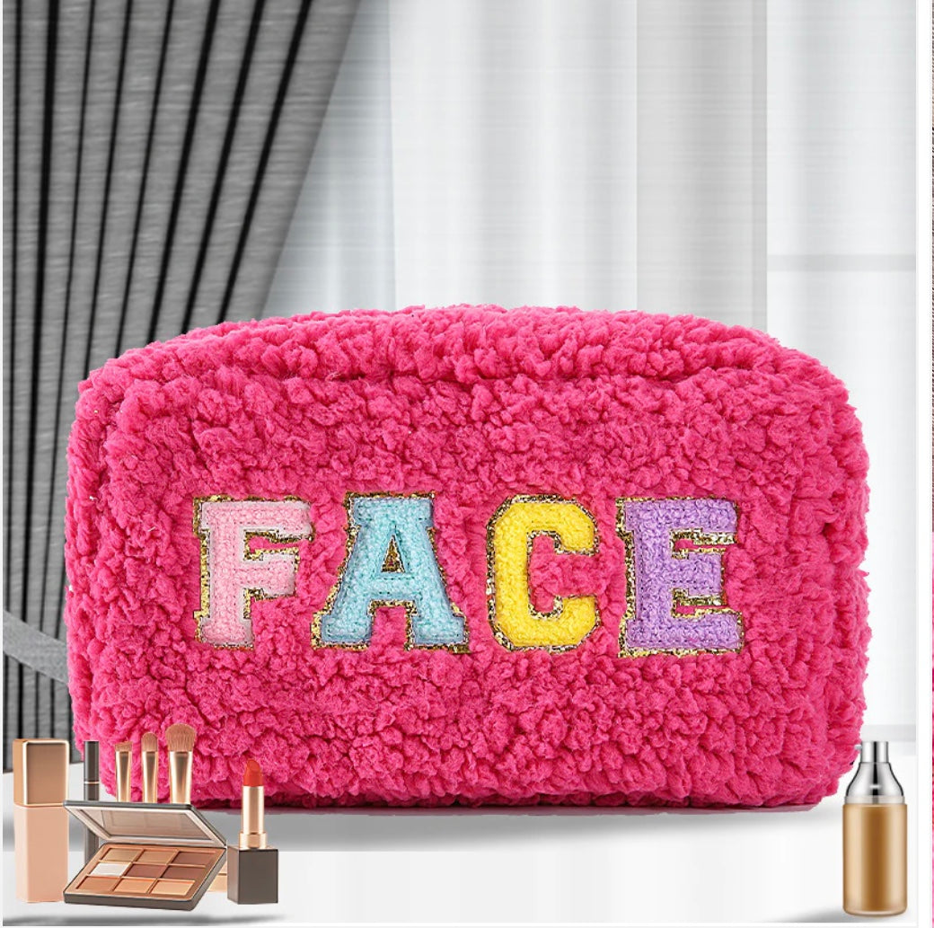 Fuzzy Makeup bags