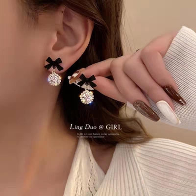 Bow Drop Earrings