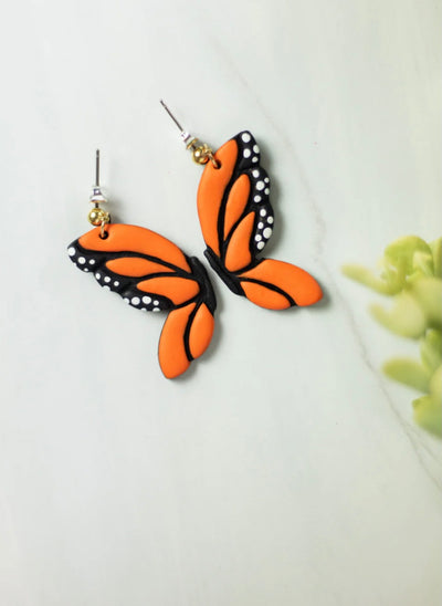 Monarch Butterfly earrings