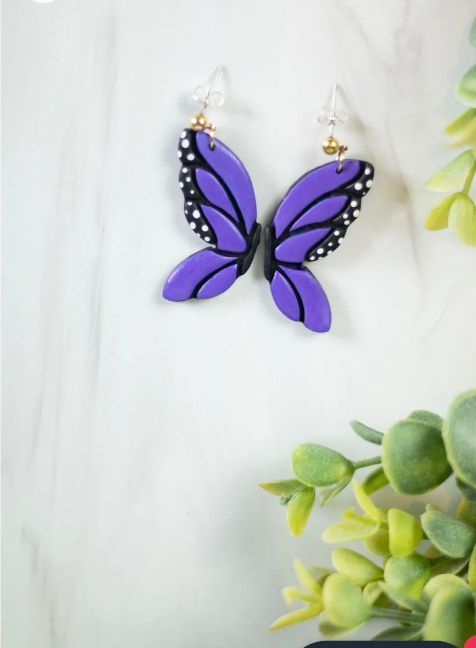 Monarch Butterfly earrings