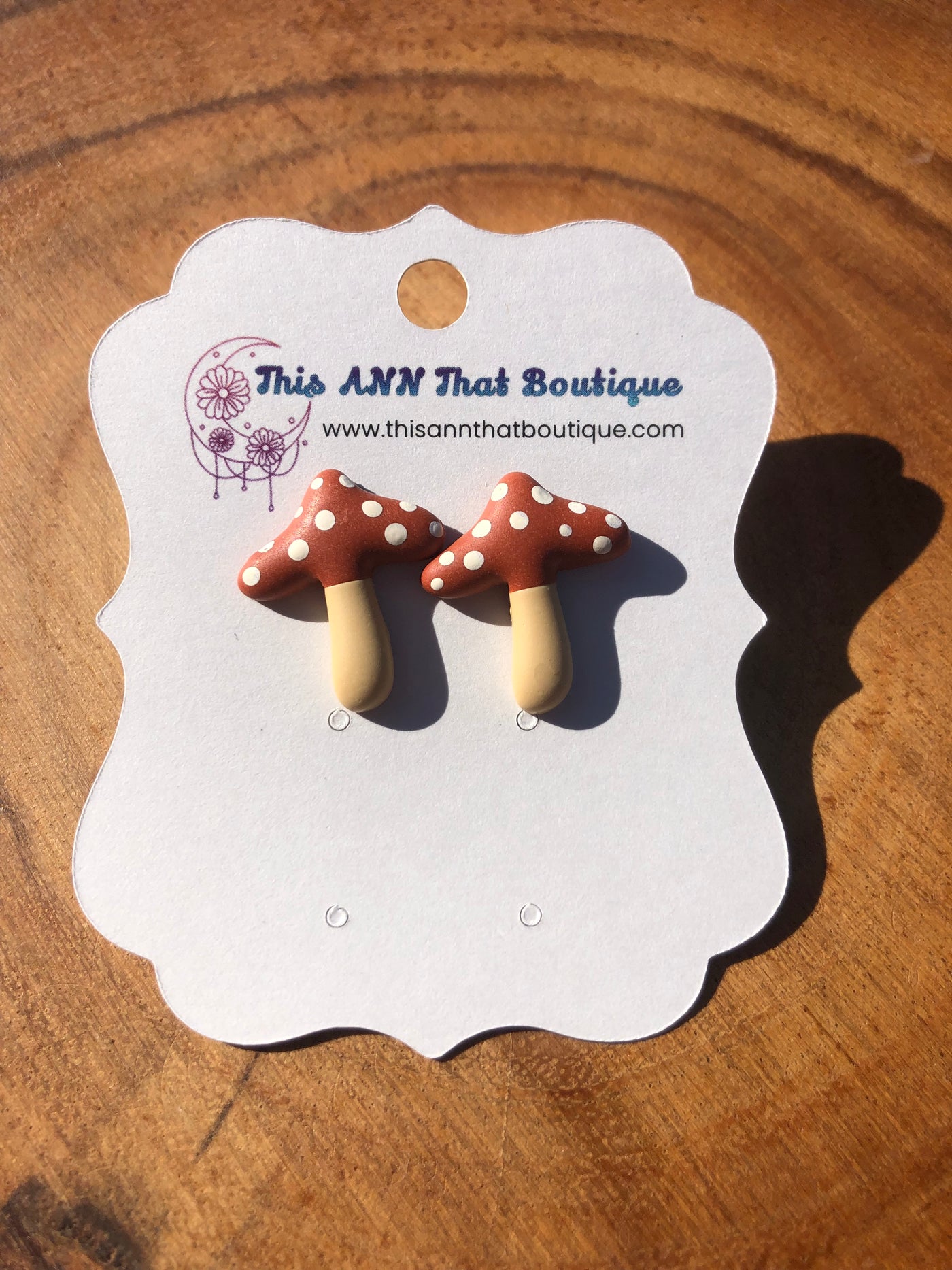 Mushroom earrings