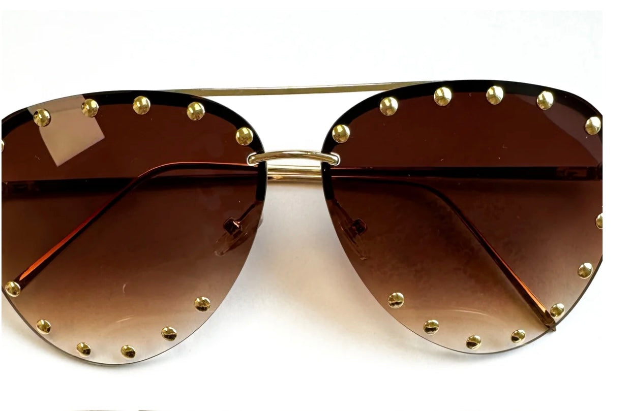 Studded sunglasses