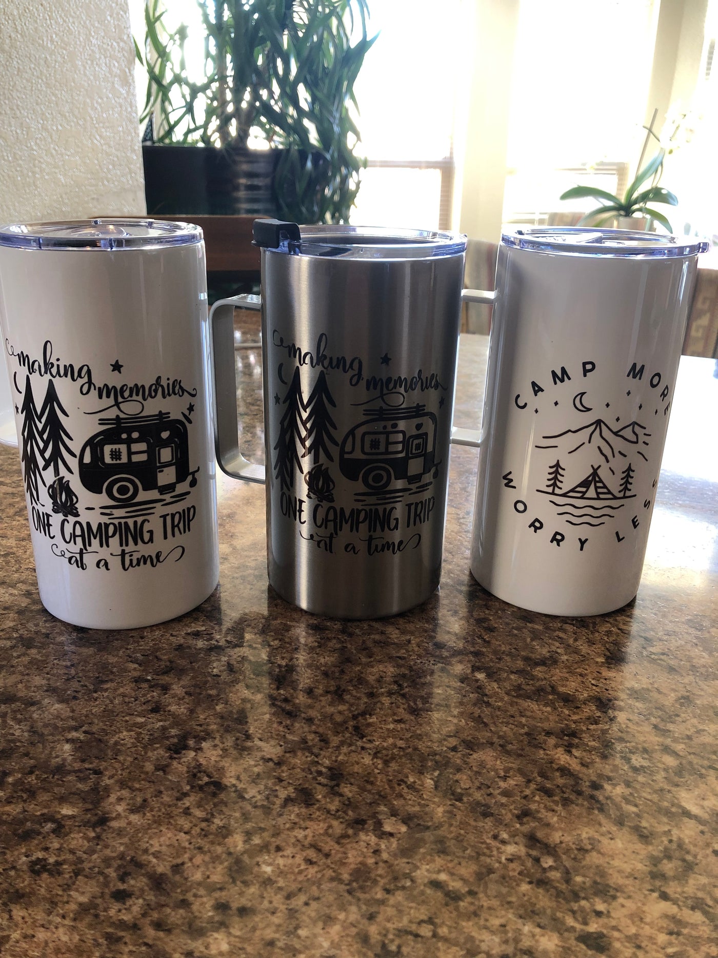 Camping coffee tumblers