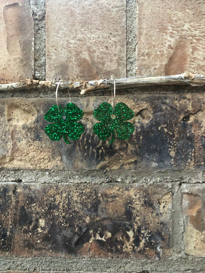 4 leaf clover earrings