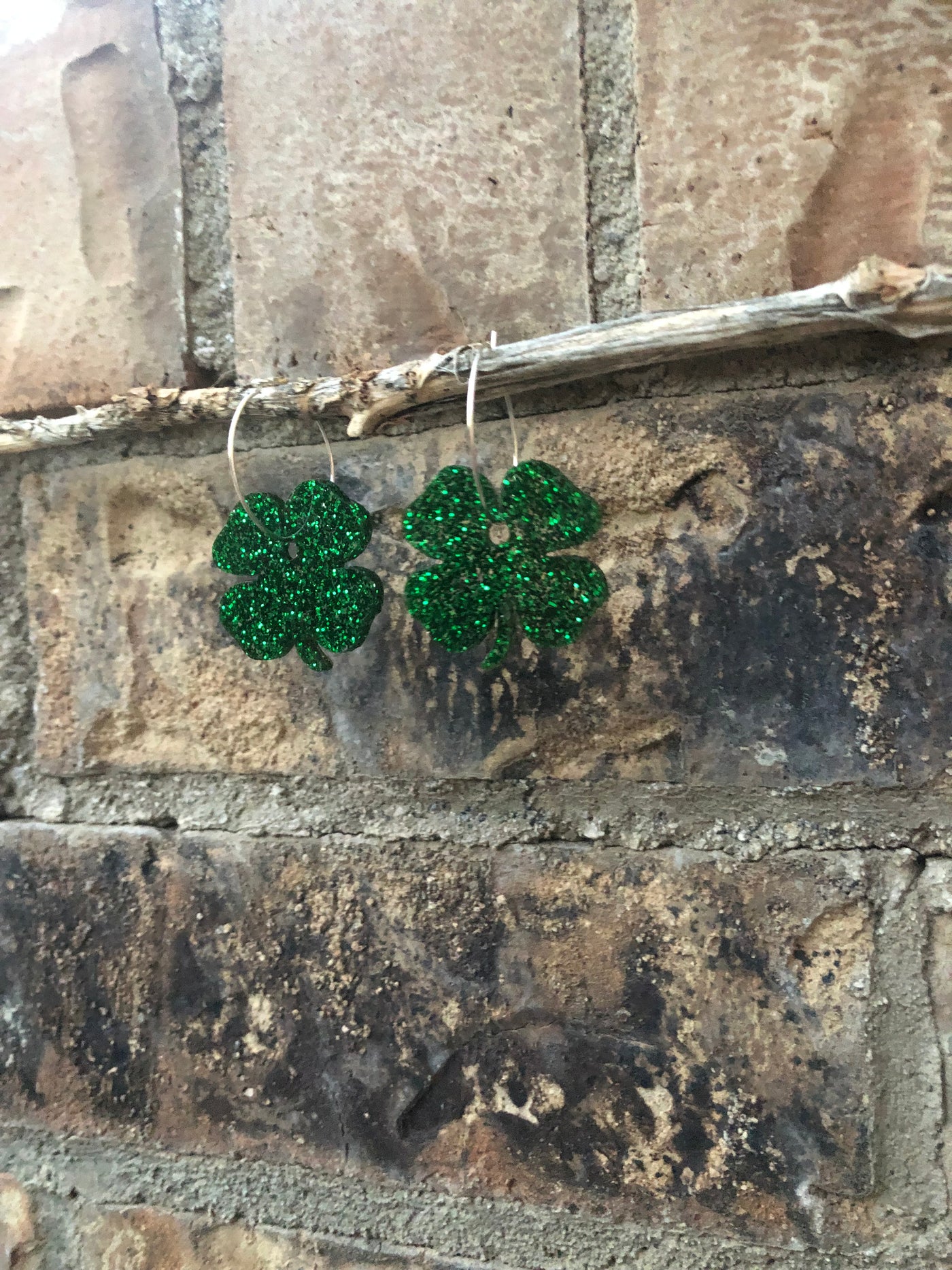 4 leaf clover earrings