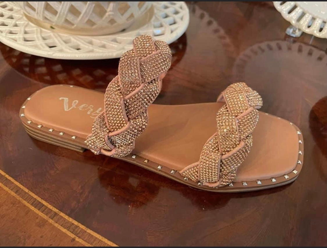 Rose Gold Twist Sandal